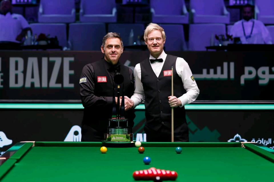 使得罗伯逊, 奥沙利文打, 险胜奥沙利 使得罗伯逊, 奥沙利文打, 险胜奥沙利