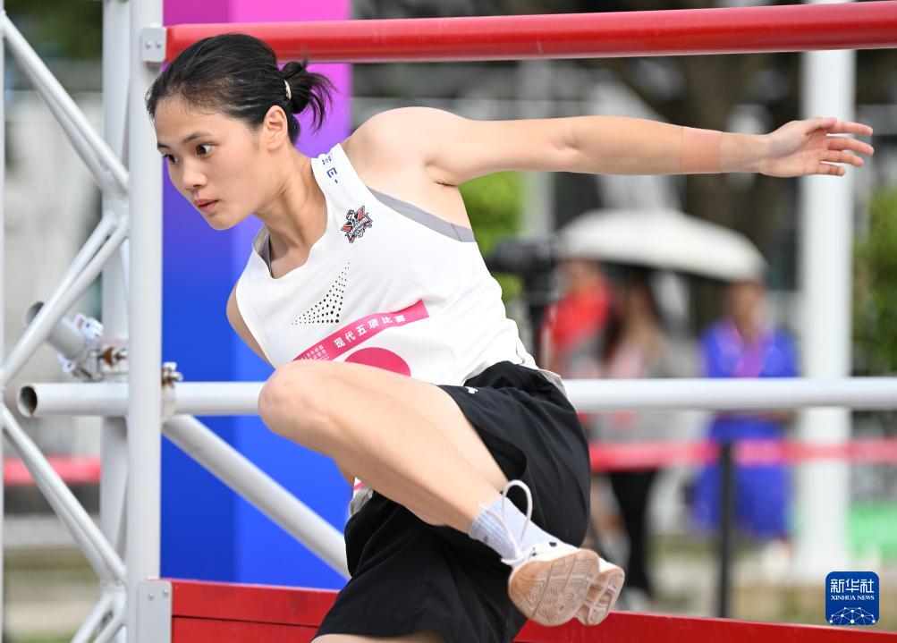 全运会现代, 女子个人决, 张明煜夺得